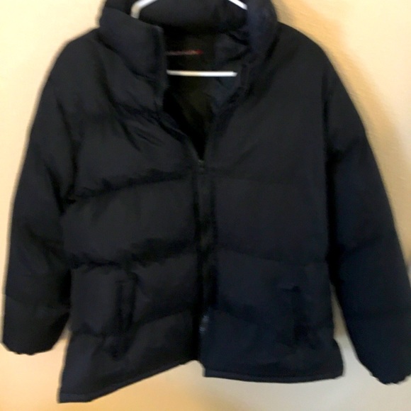 Winter puffer jacket-Franklin Allen- women’s large-black excellent condition - Picture 1 of 6